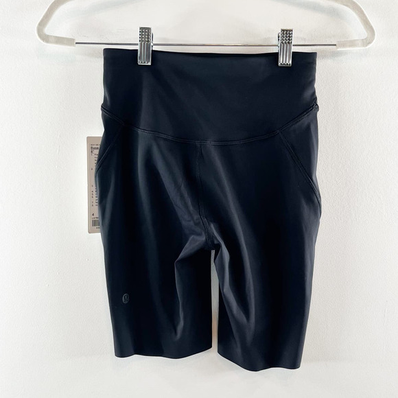 Lululemon Base Pace High Rise Bike Shorts 8" Black 4 NWT - Picture 14 of 15